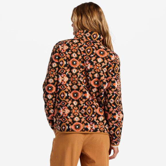 NWOT Womens Small Billabong A Div Boundary Mock 3 Half-Zip Pullover Sweater - Picture 4 of 10